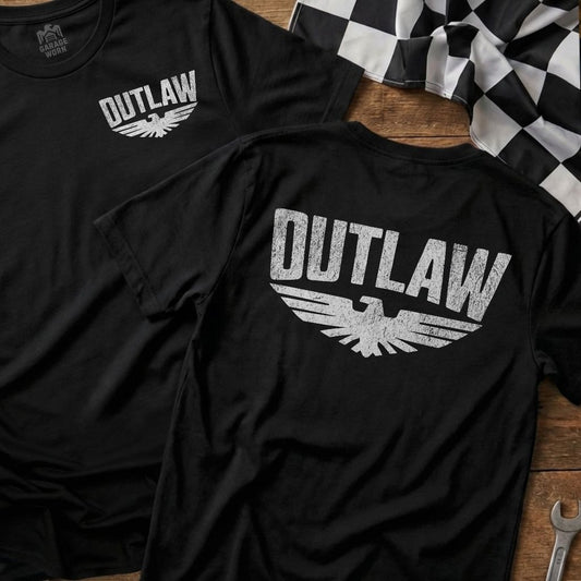 Black | Soft-Style Tee | Left Chest + Back