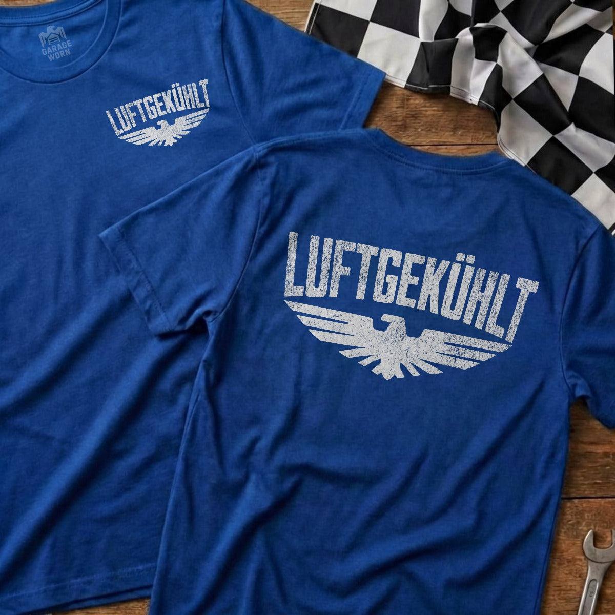 Royal | Soft-Style Tee | Left Chest + Back