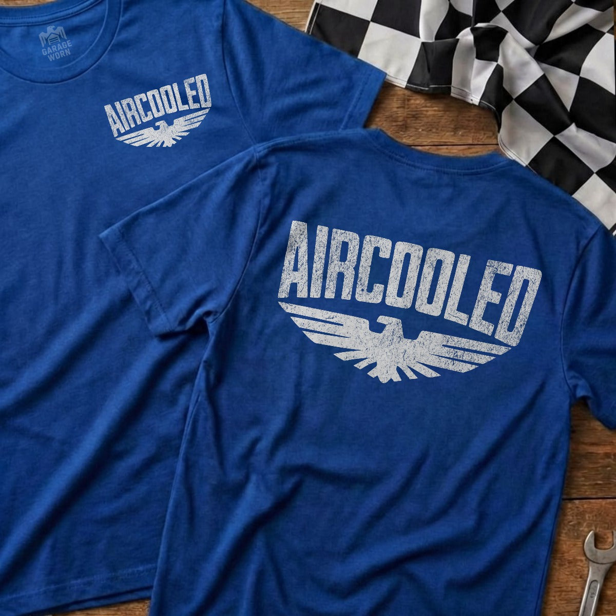 Royal | Soft-Style Tee | Left Chest + Back