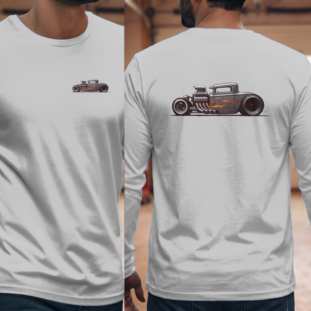 Sport Grey | Left Chest + Back