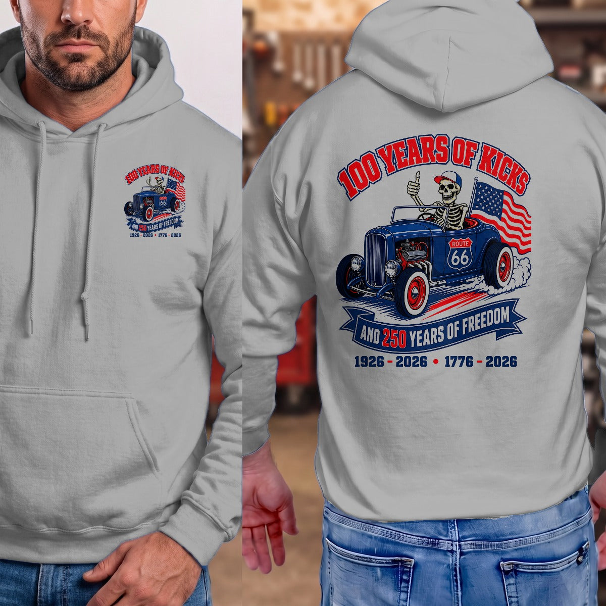 Sport Grey | Left Chest + Back