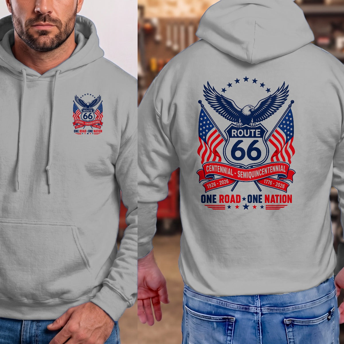 Sport Grey | Left Chest + Back