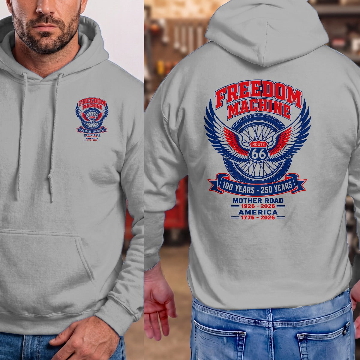Sport Grey | Left Chest + Back