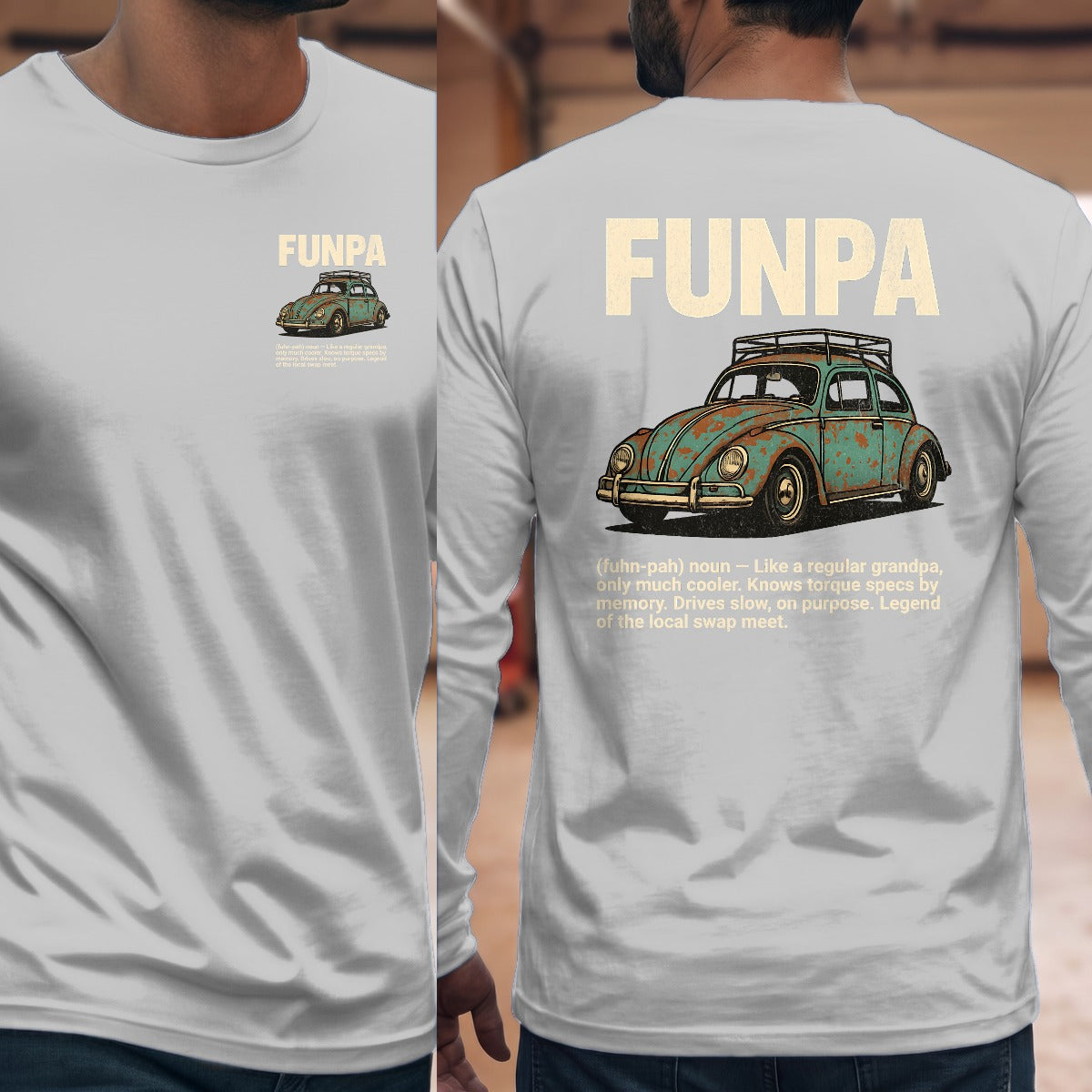 Sport Grey | Left Chest + Back