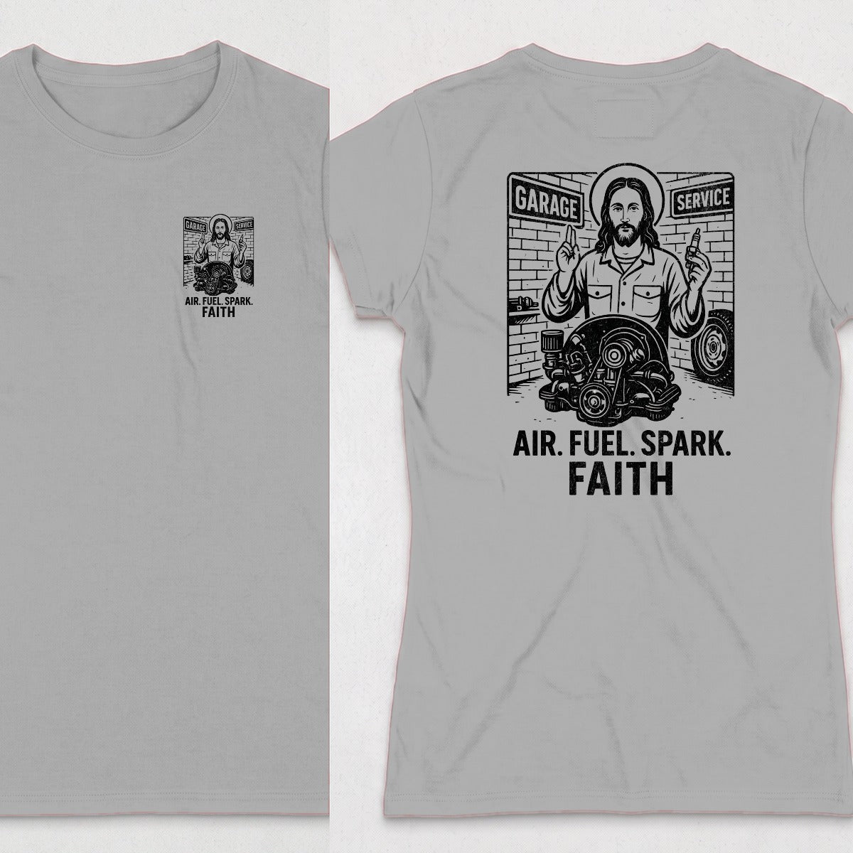 Sport Grey | Left Chest + Back