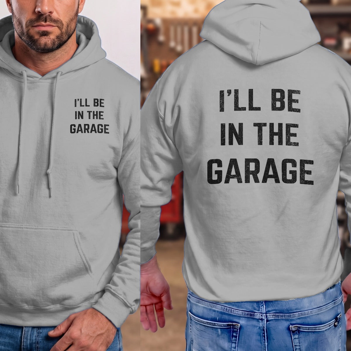 Sport Grey | Left Chest + Back