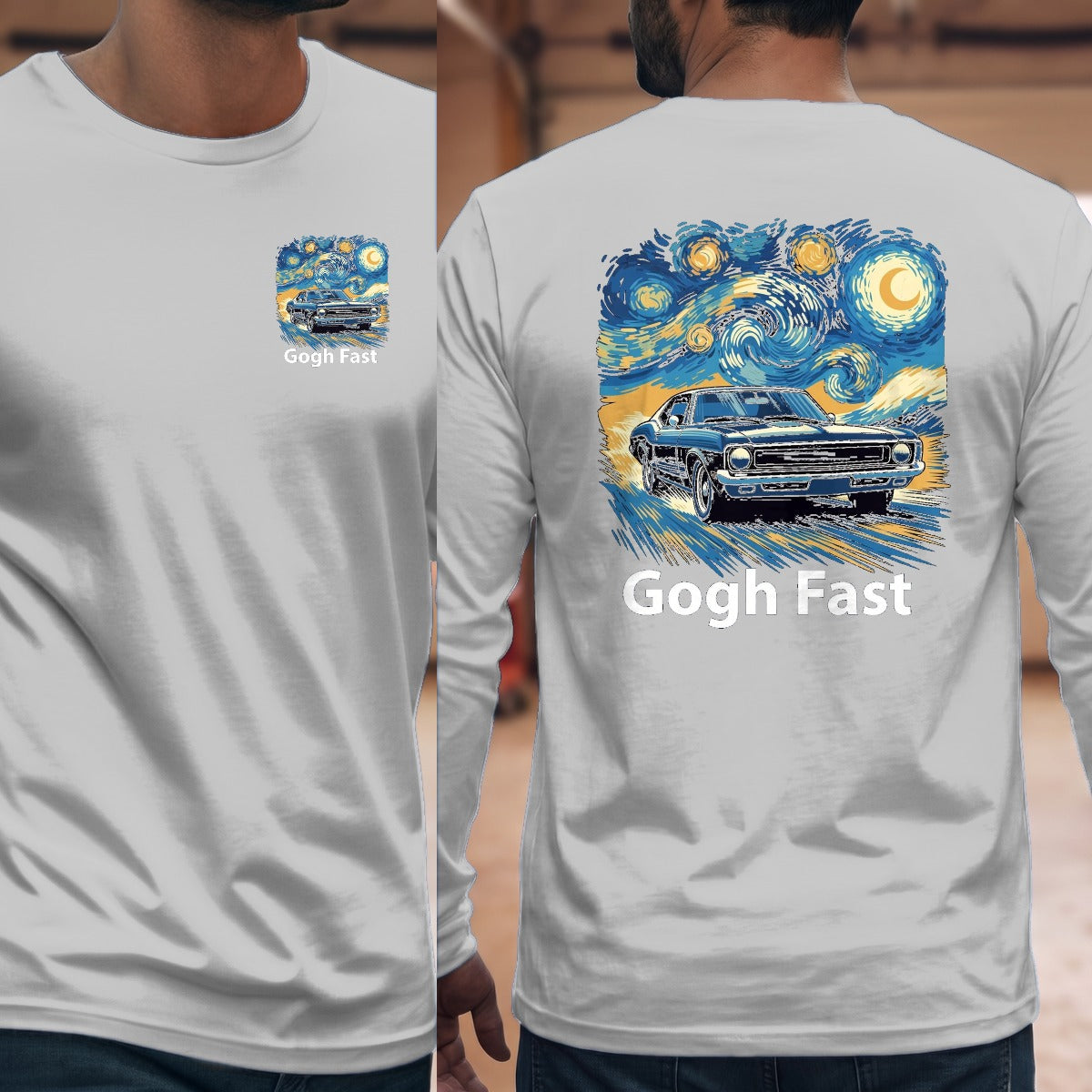Sport Grey | Left Chest + Back