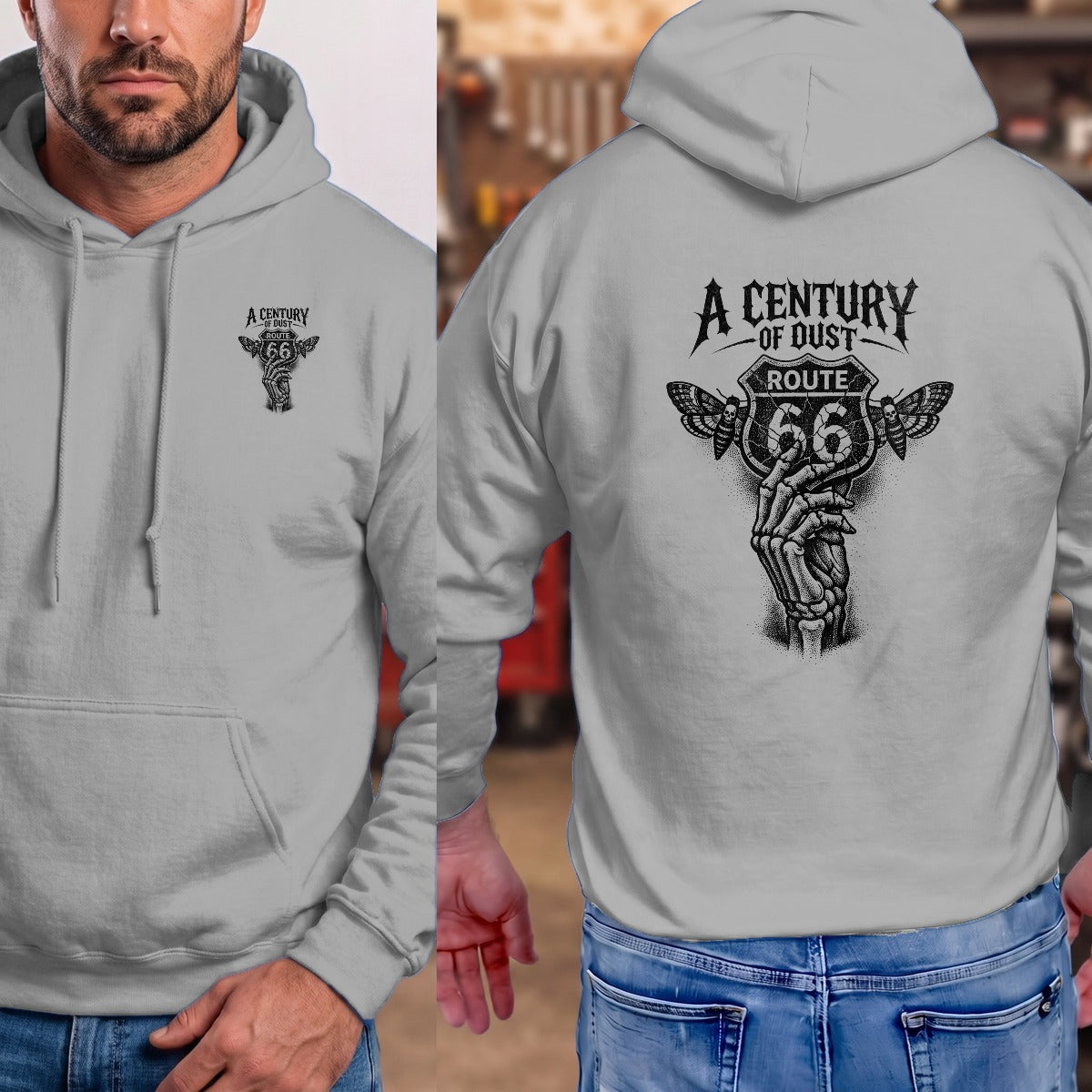 Sport Grey | Left Chest + Back