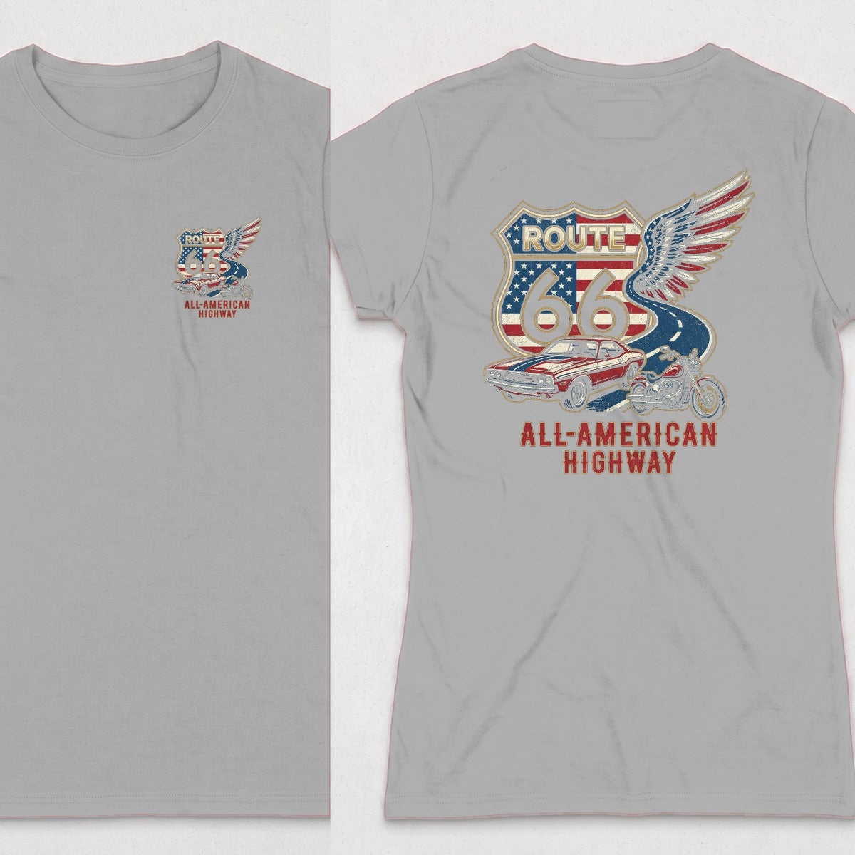 Sport Grey | Left Chest + Back