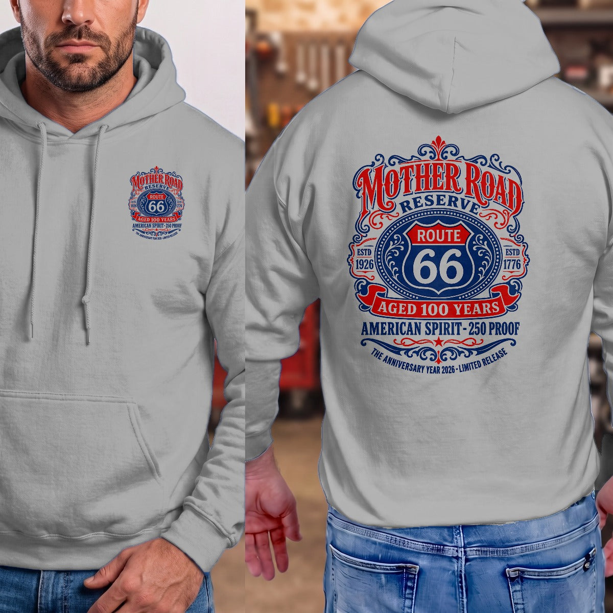Sport Grey | Left Chest + Back