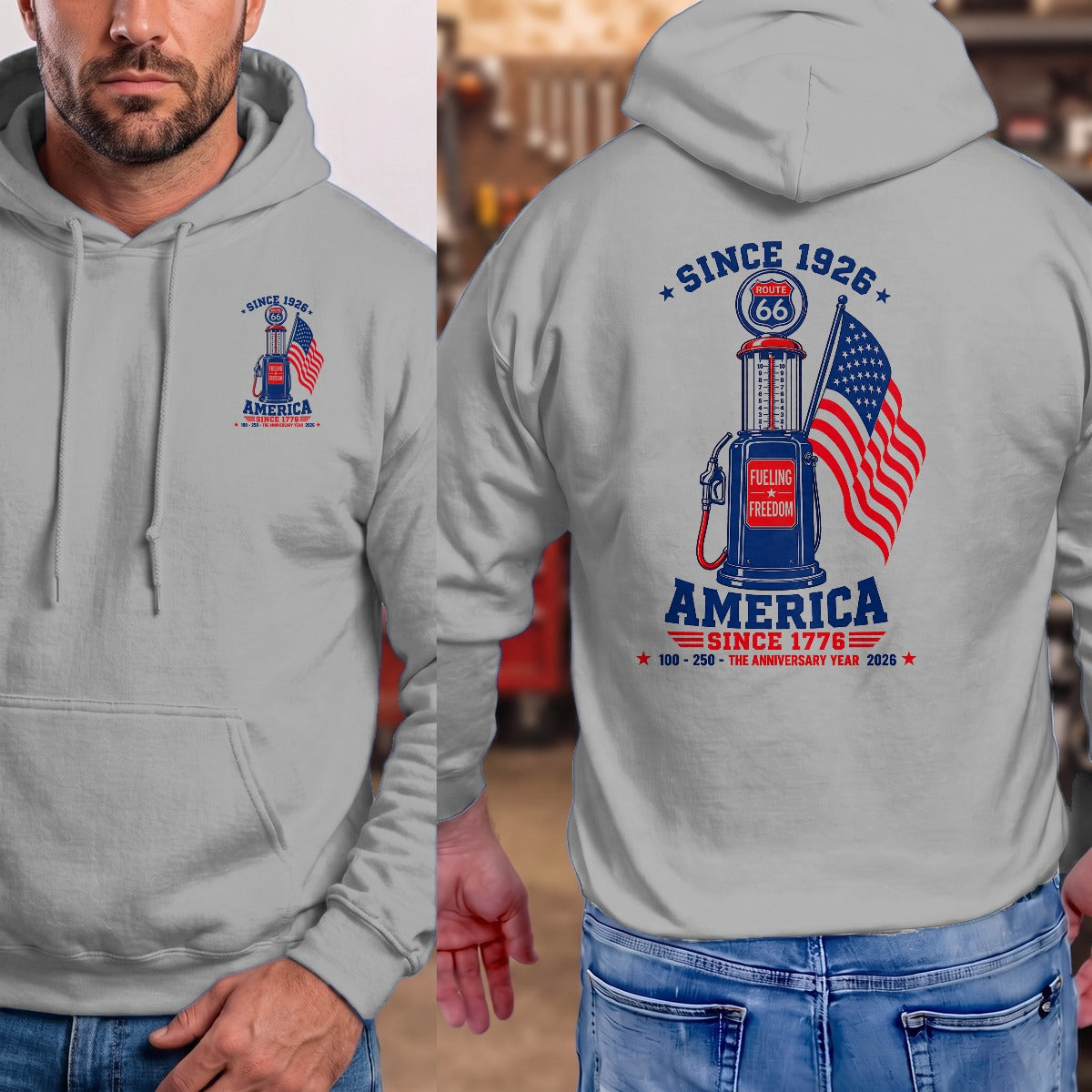 Sport Grey | Left Chest + Back