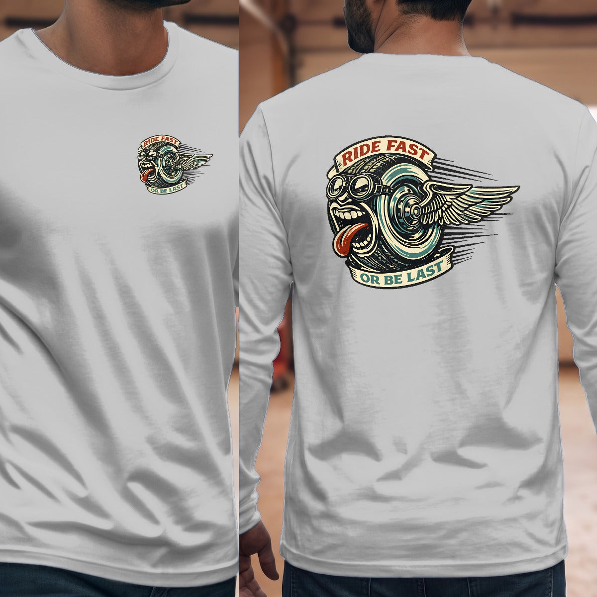 Sport Grey | Left Chest + Back