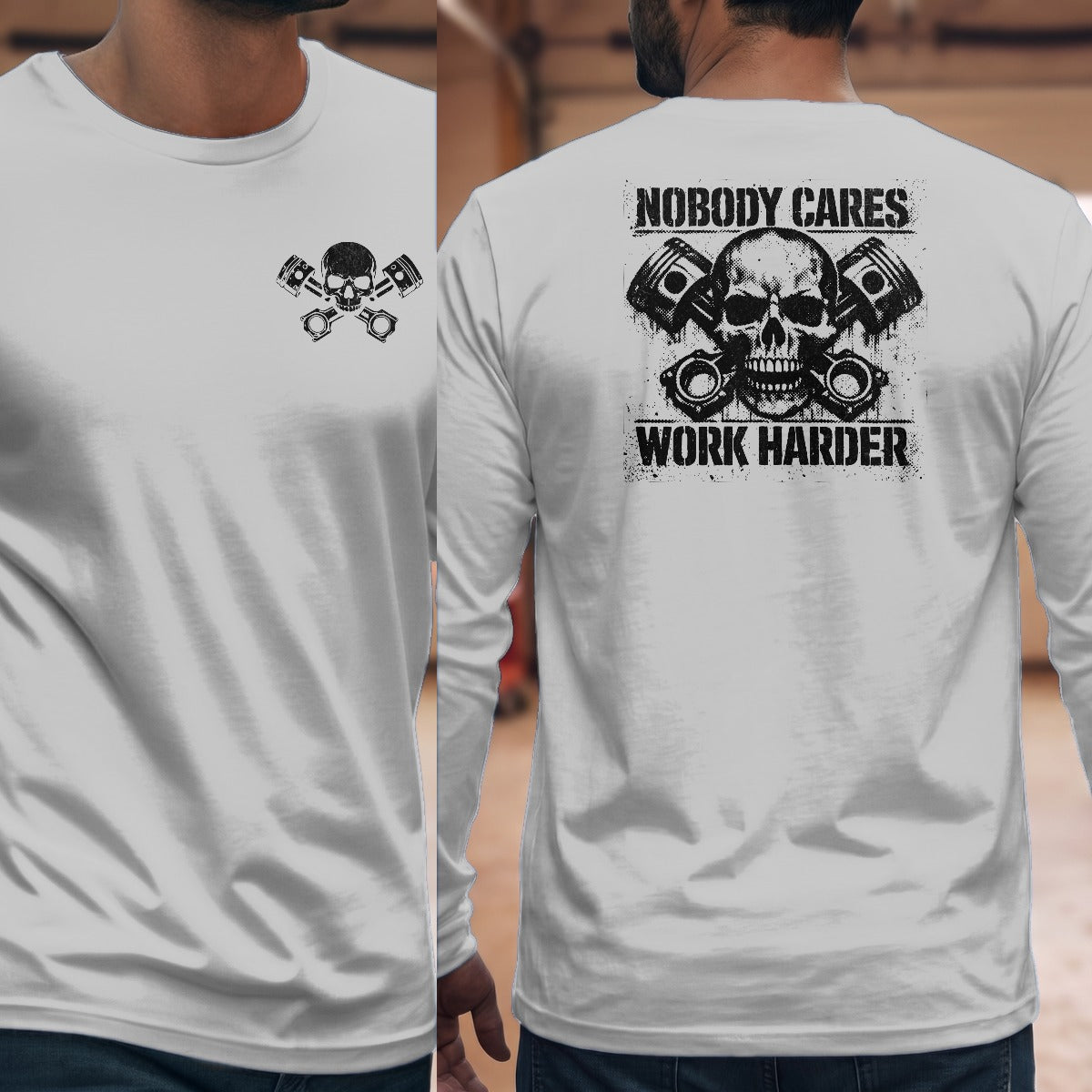Sport Grey | Left Chest + Back