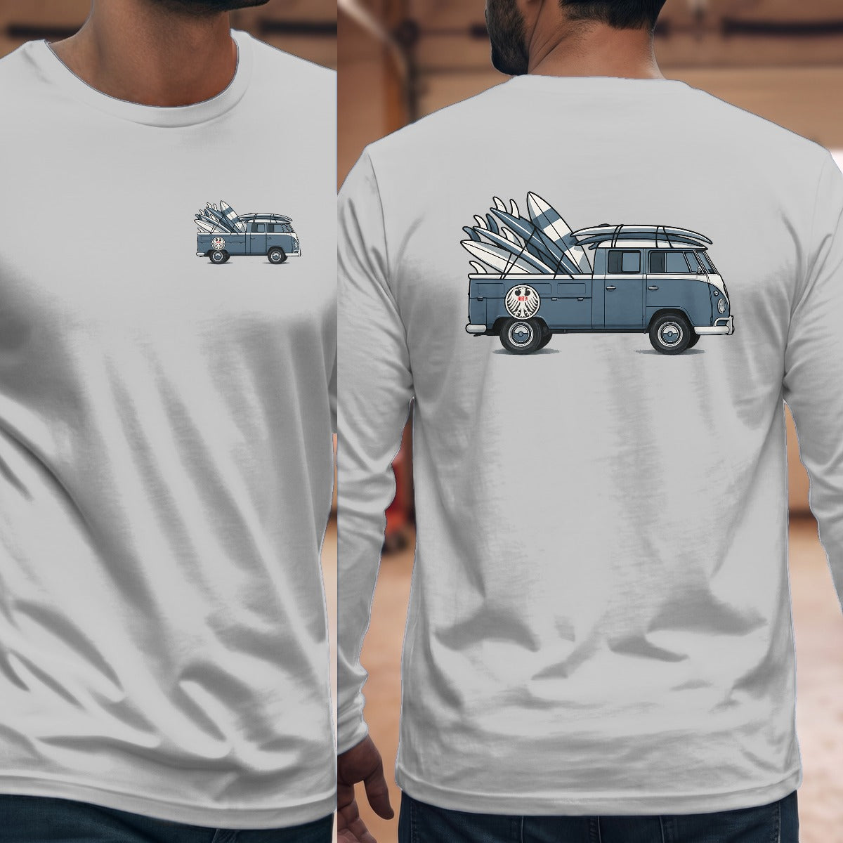 Sport Grey | Left Chest + Back