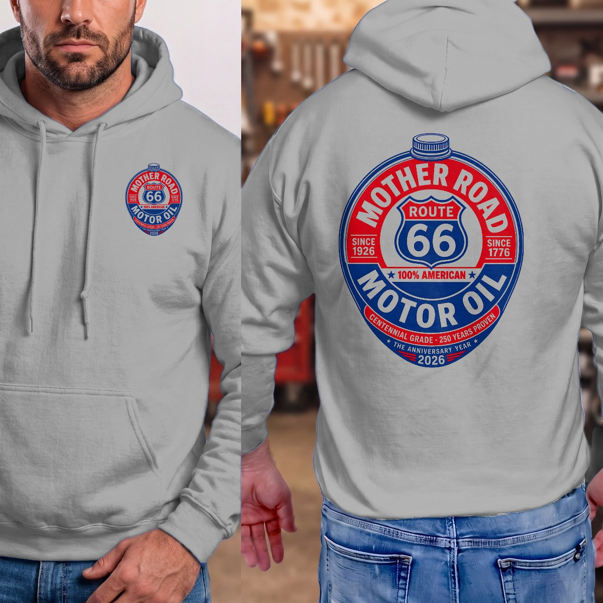 Sport Grey | Left Chest + Back