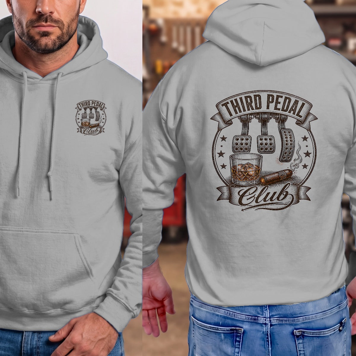 Sport Grey | Left Chest + Back