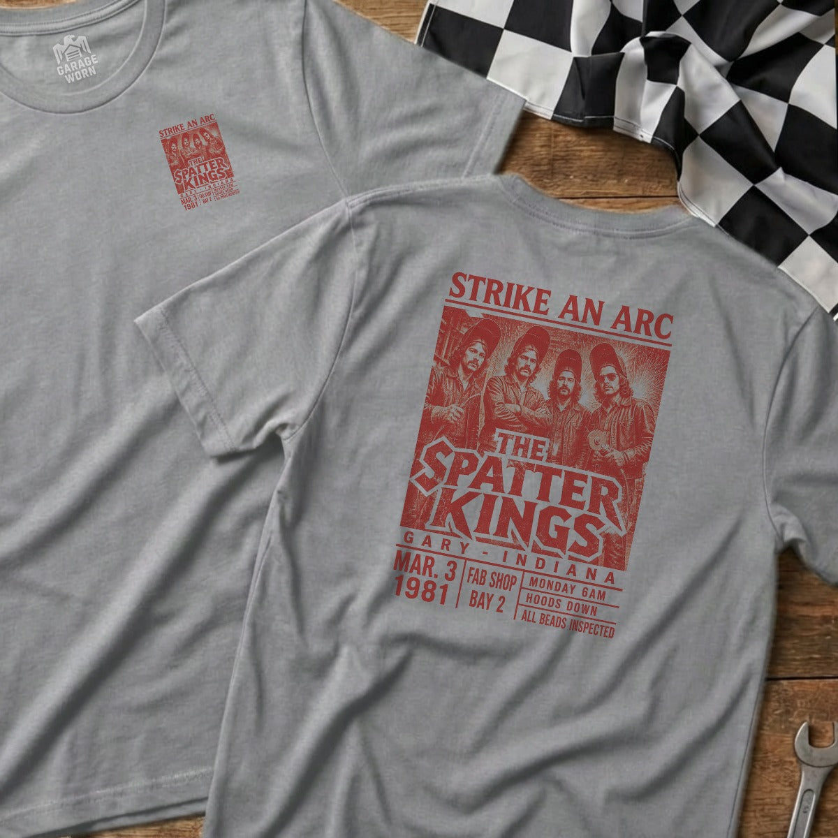 Sport Grey | Left Chest + Back