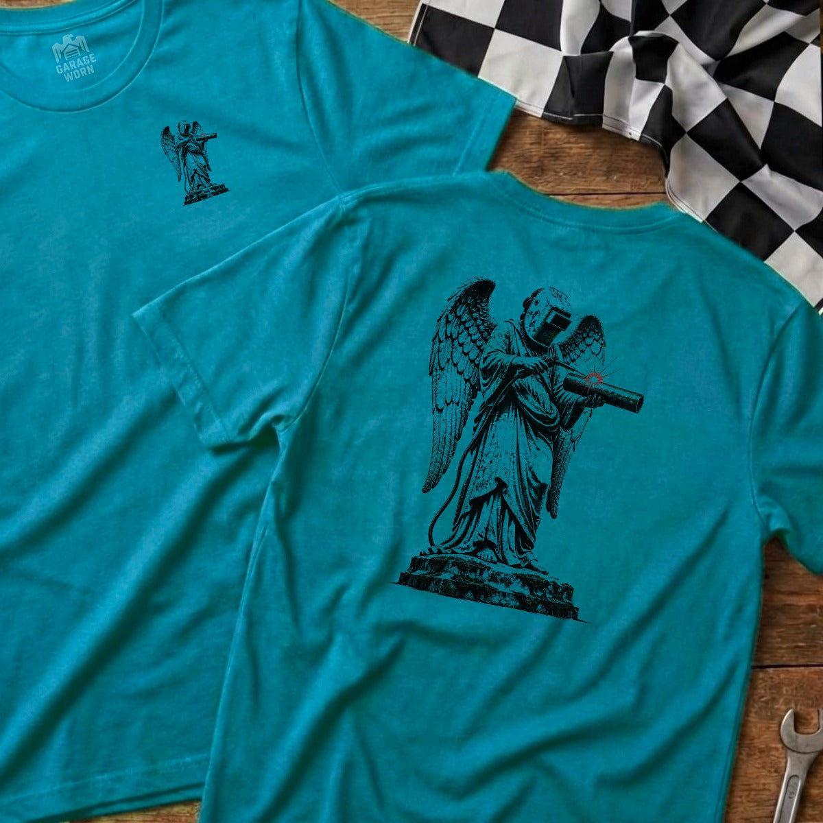 Tropical Blue | Left Chest + Back (refreshed)
