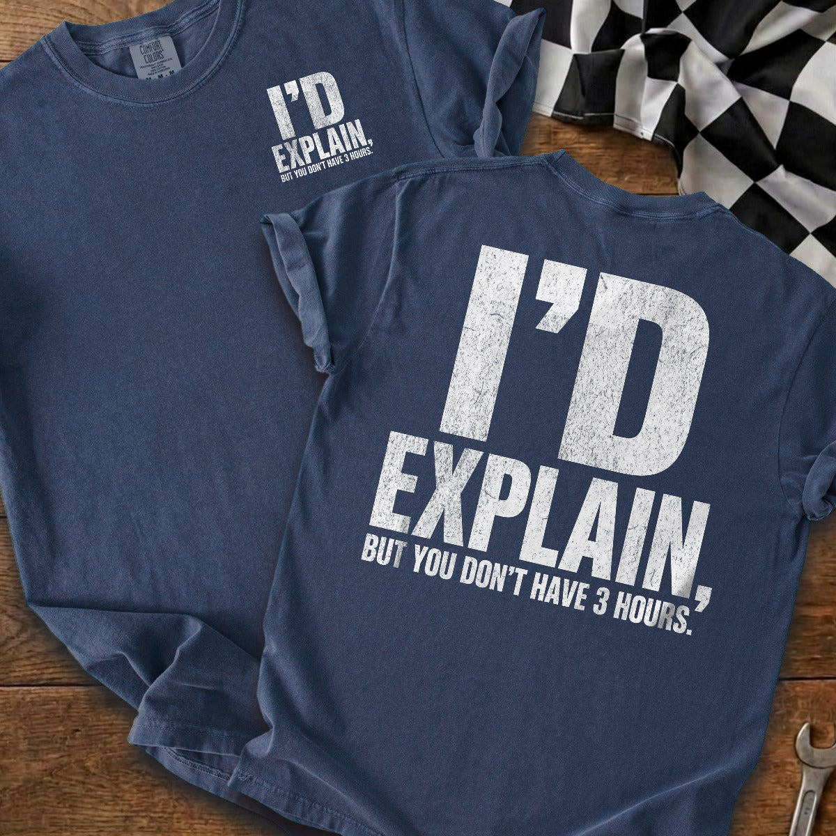 True Navy | Front & Back