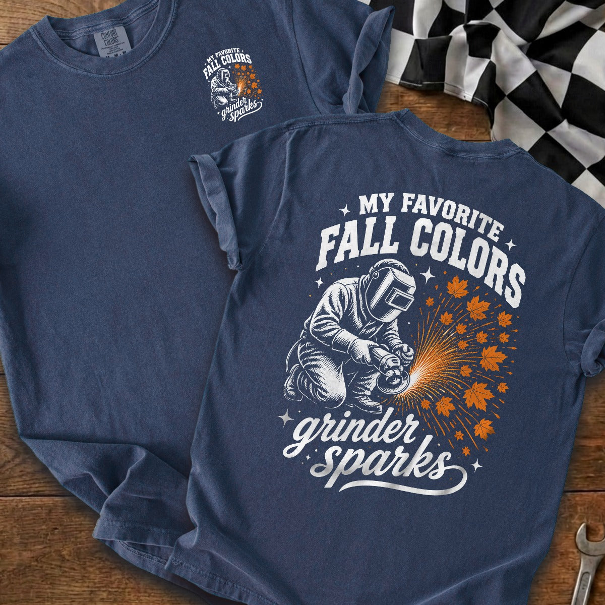 True Navy | Front & Back