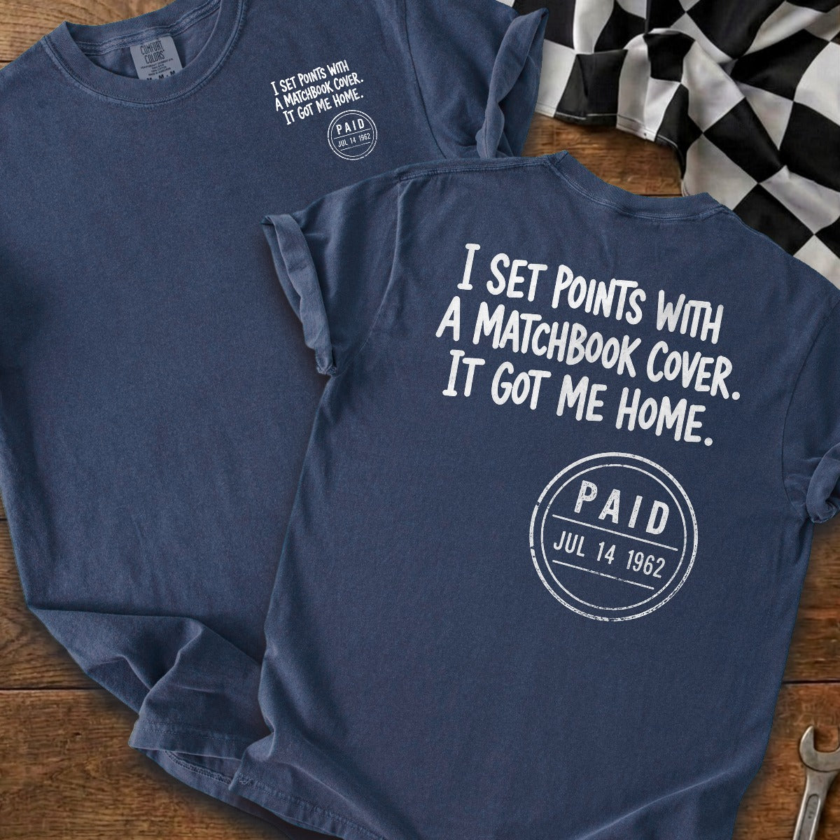 True Navy | Front & Back