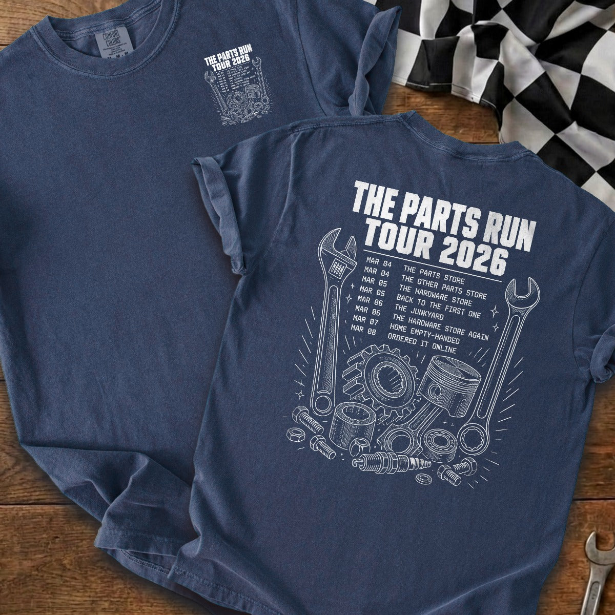True Navy | Front & Back