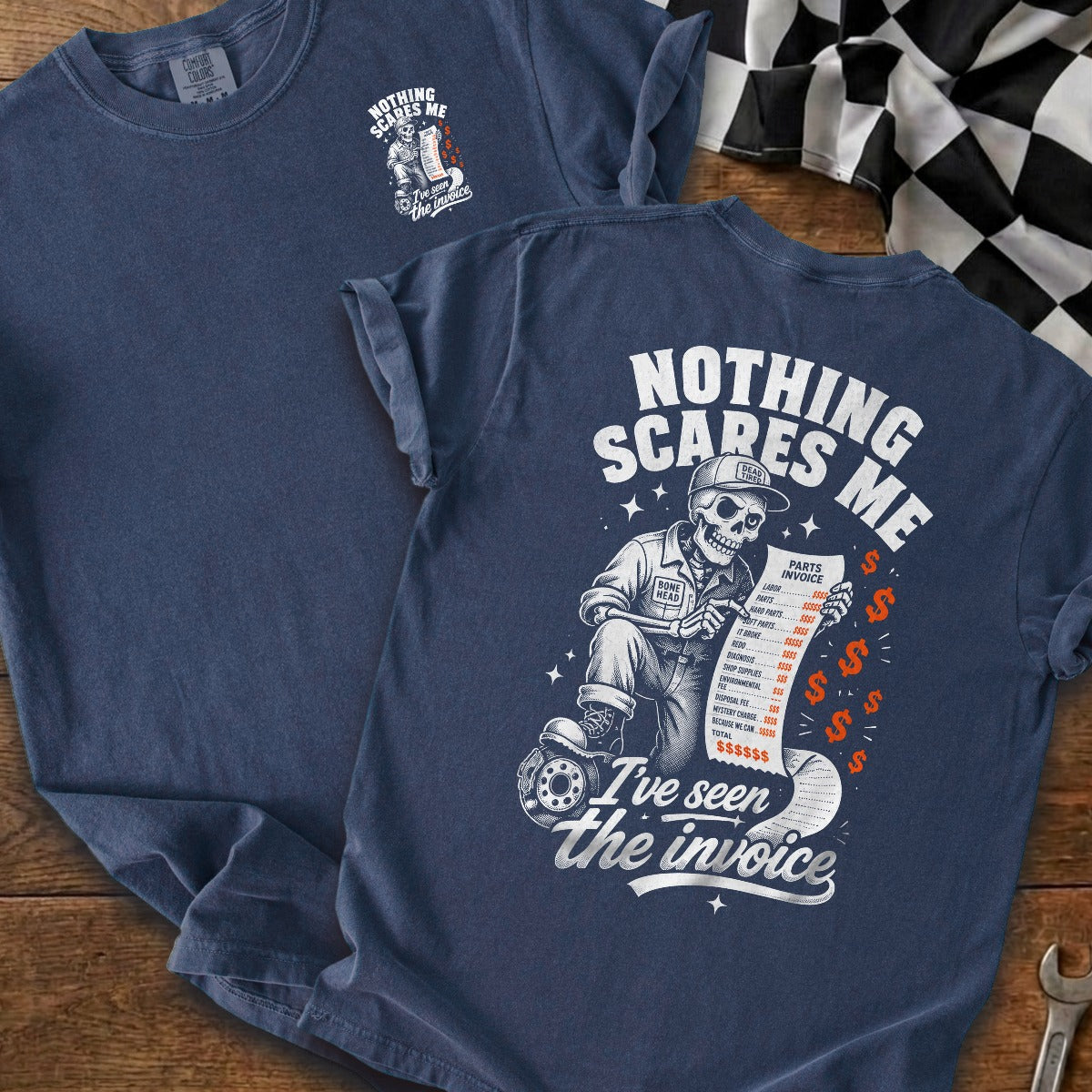 True Navy | Front & Back