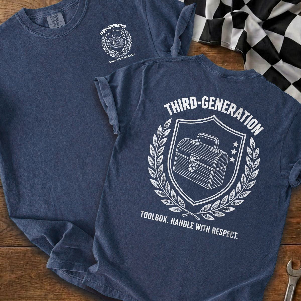 True Navy | Front & Back