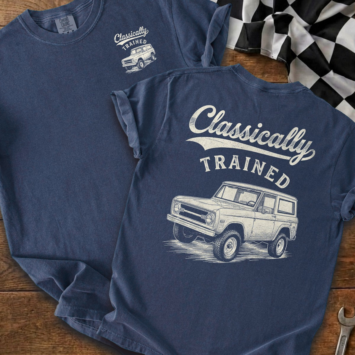 True Navy | Front & Back