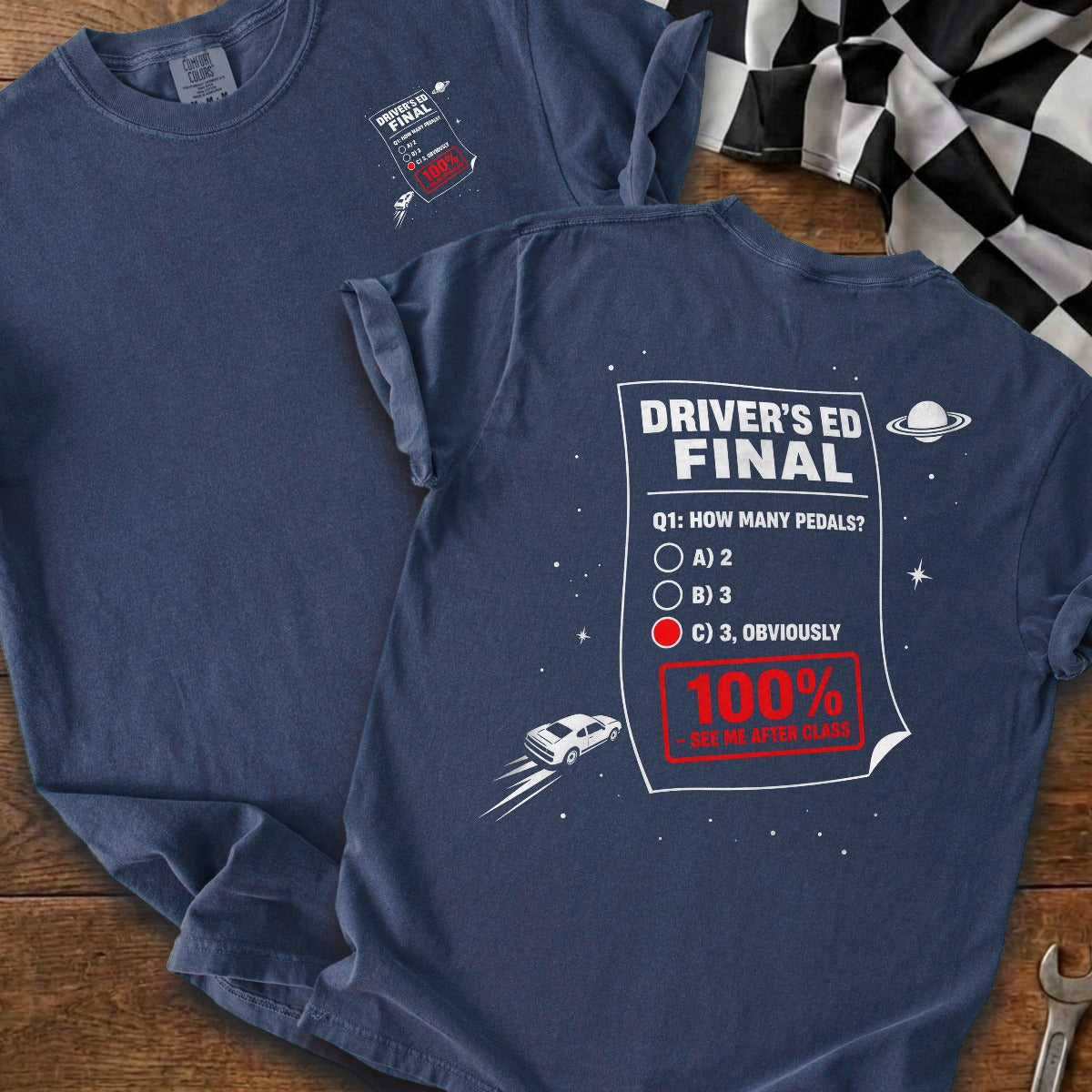 True Navy | Front & Back