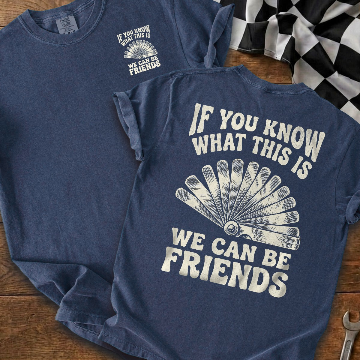 True Navy | Front & Back