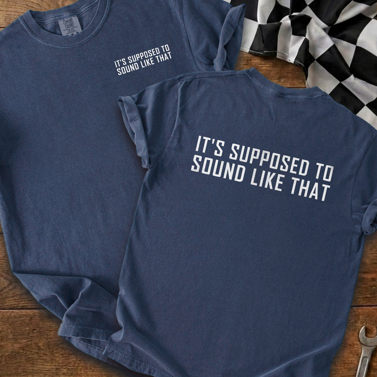 True Navy | Front & Back