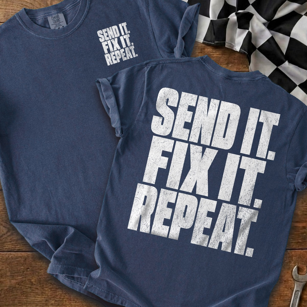 True Navy | Front & Back