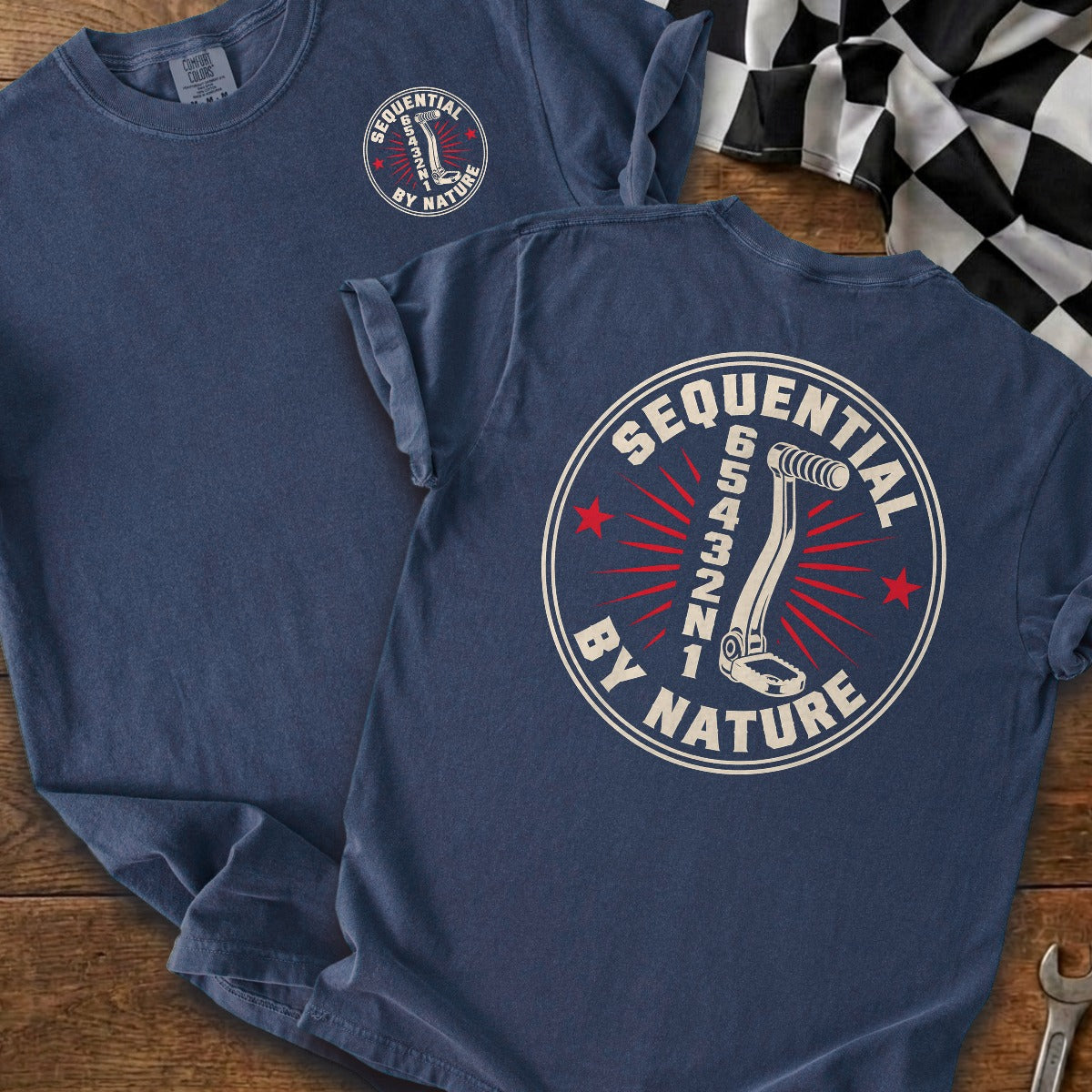 True Navy | Front & Back
