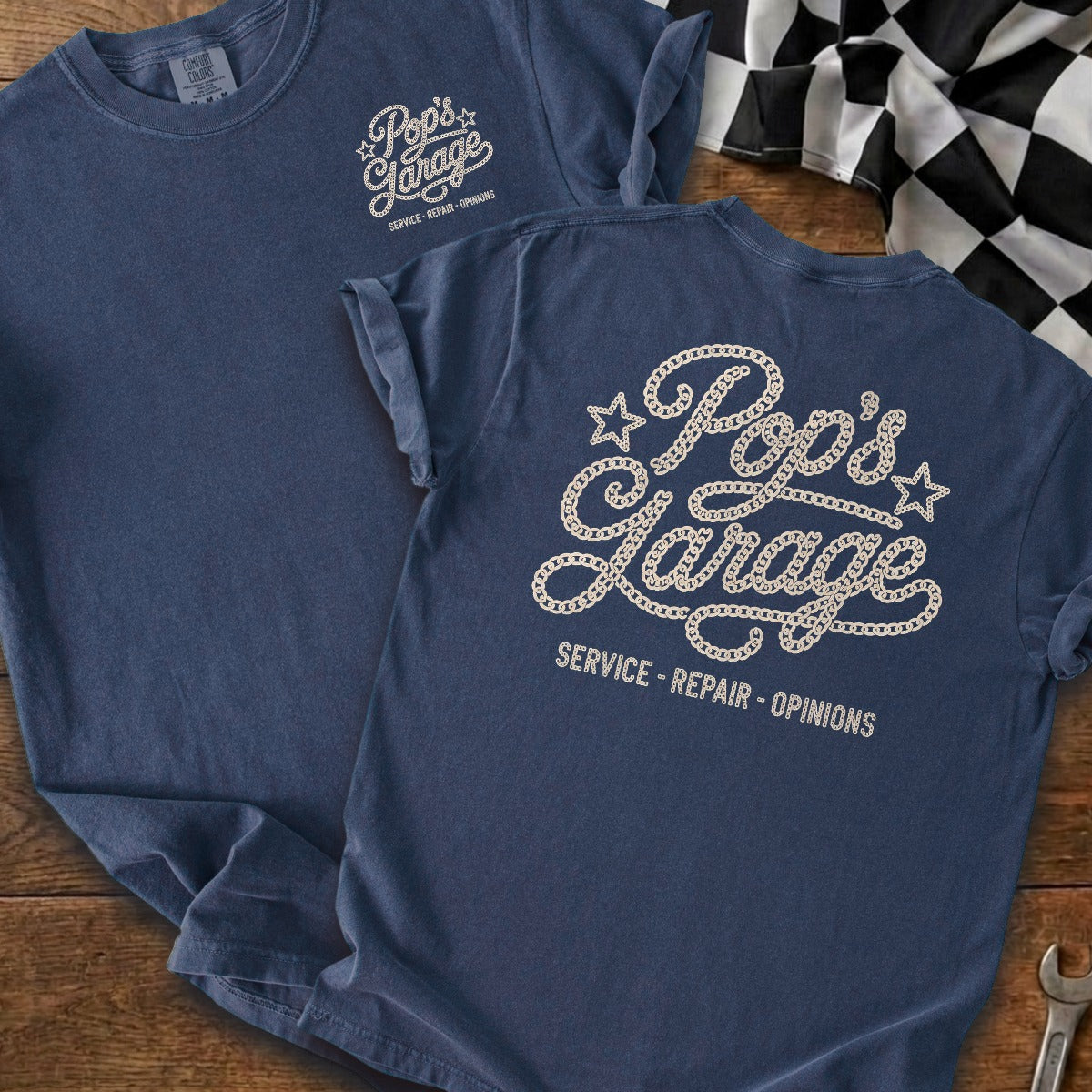 True Navy | Front & Back