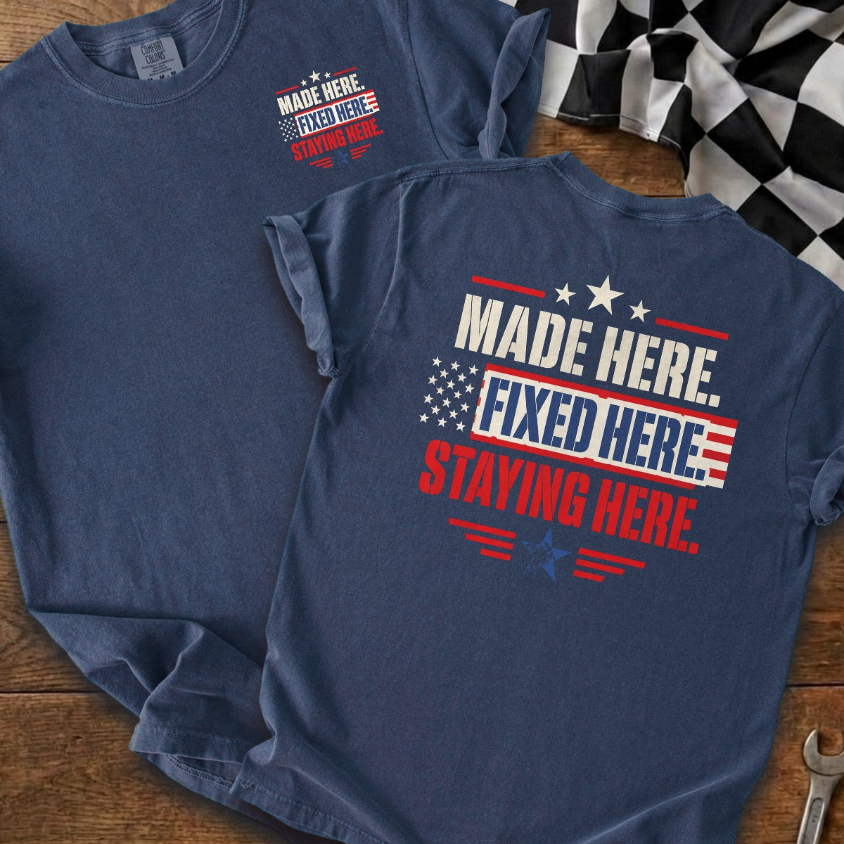 True Navy | Front & Back