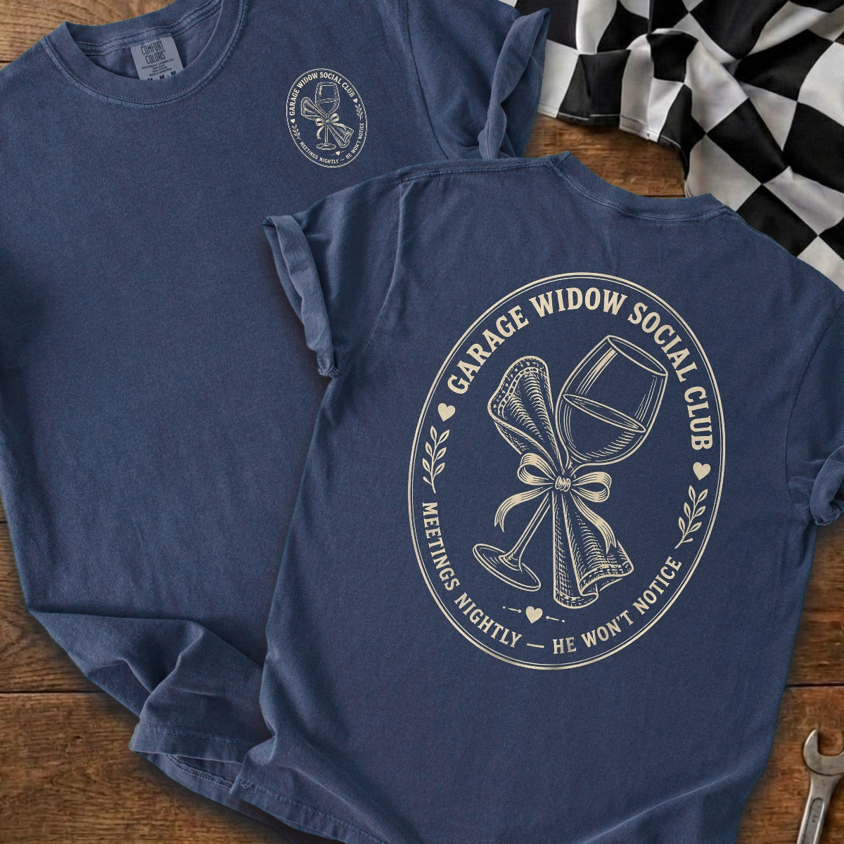 True Navy | Front & Back