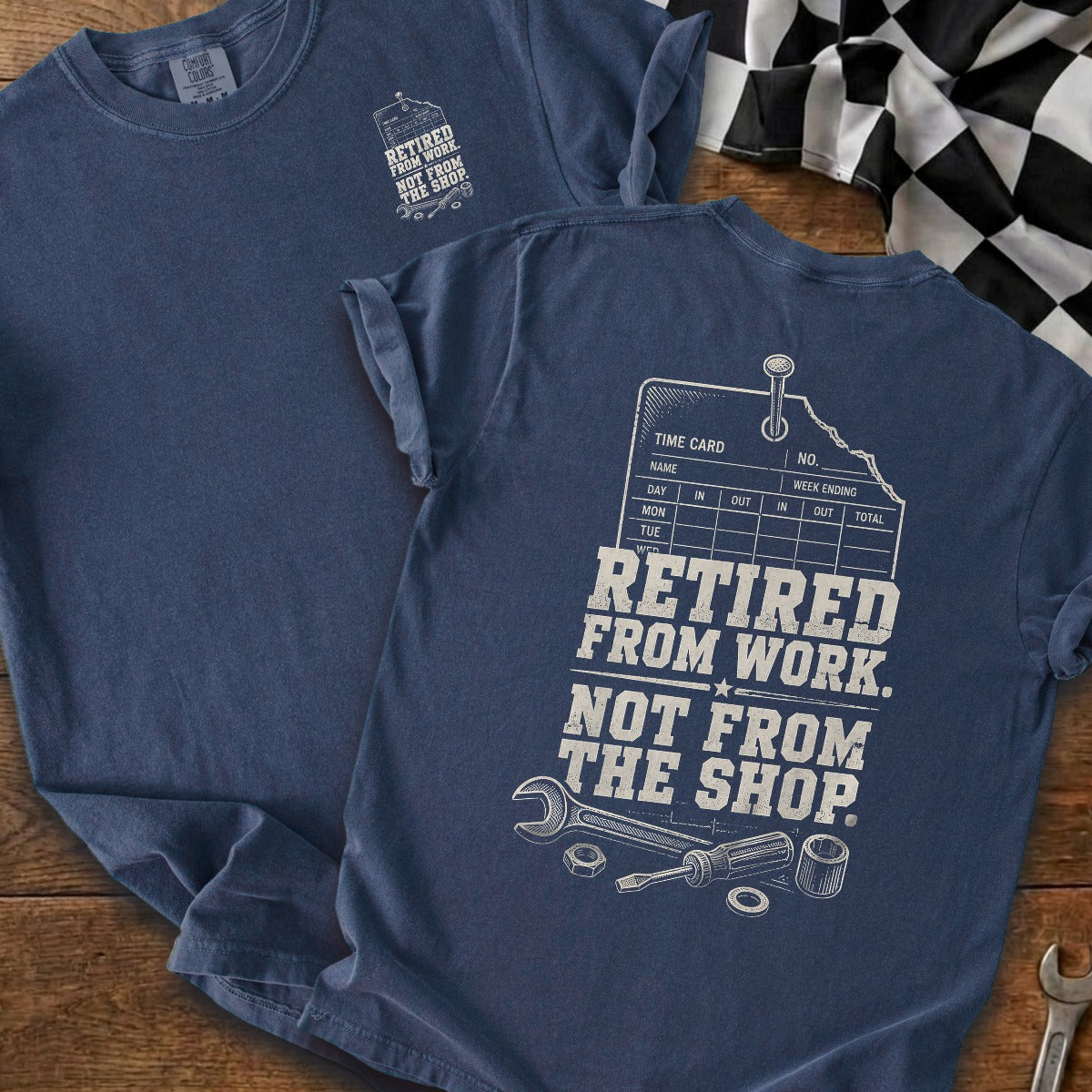 True Navy | Front & Back