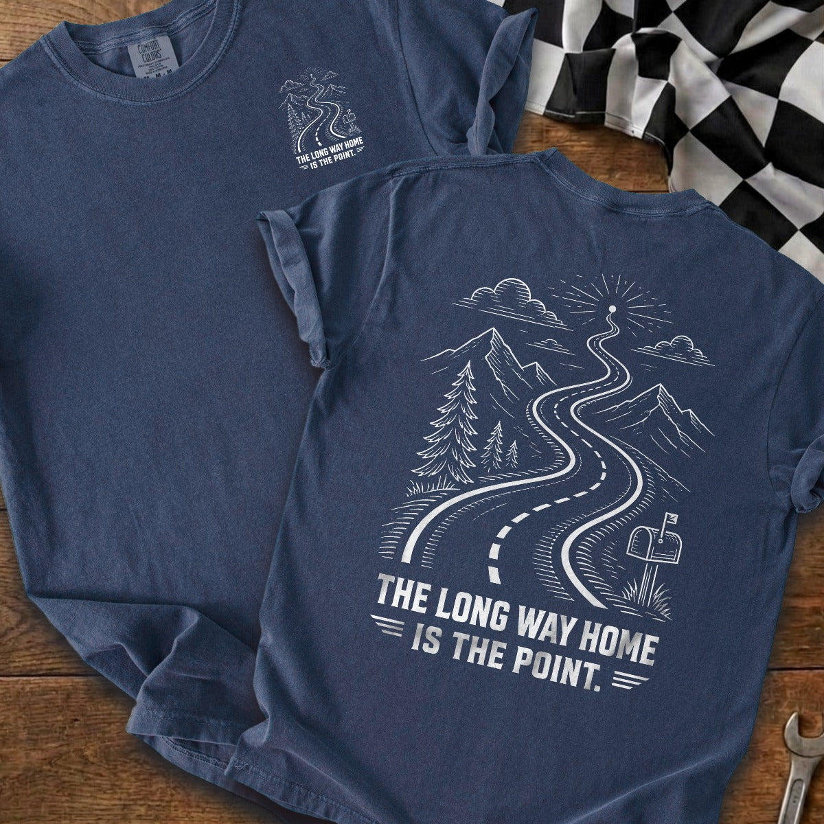 True Navy | Front & Back