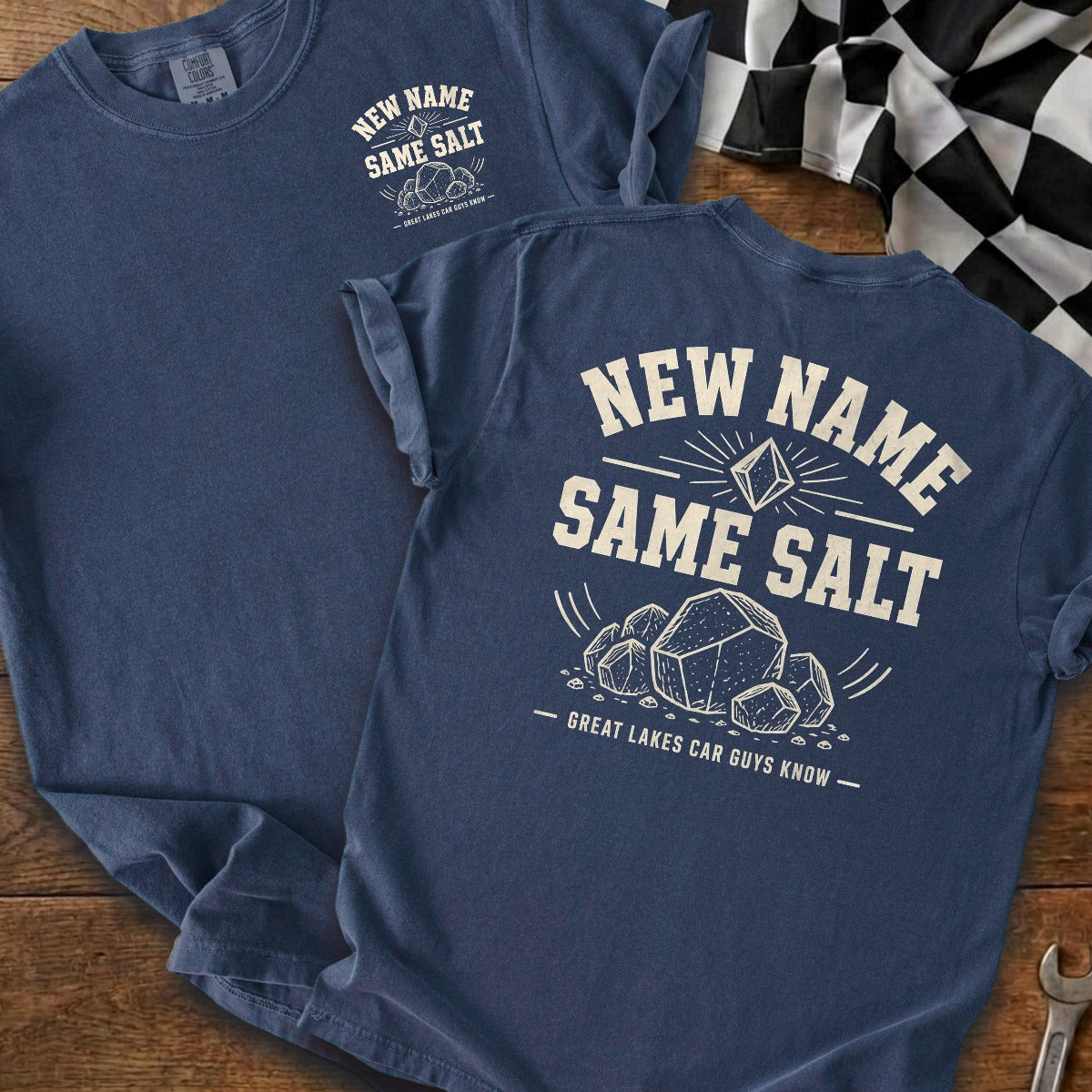 True Navy | Front & Back