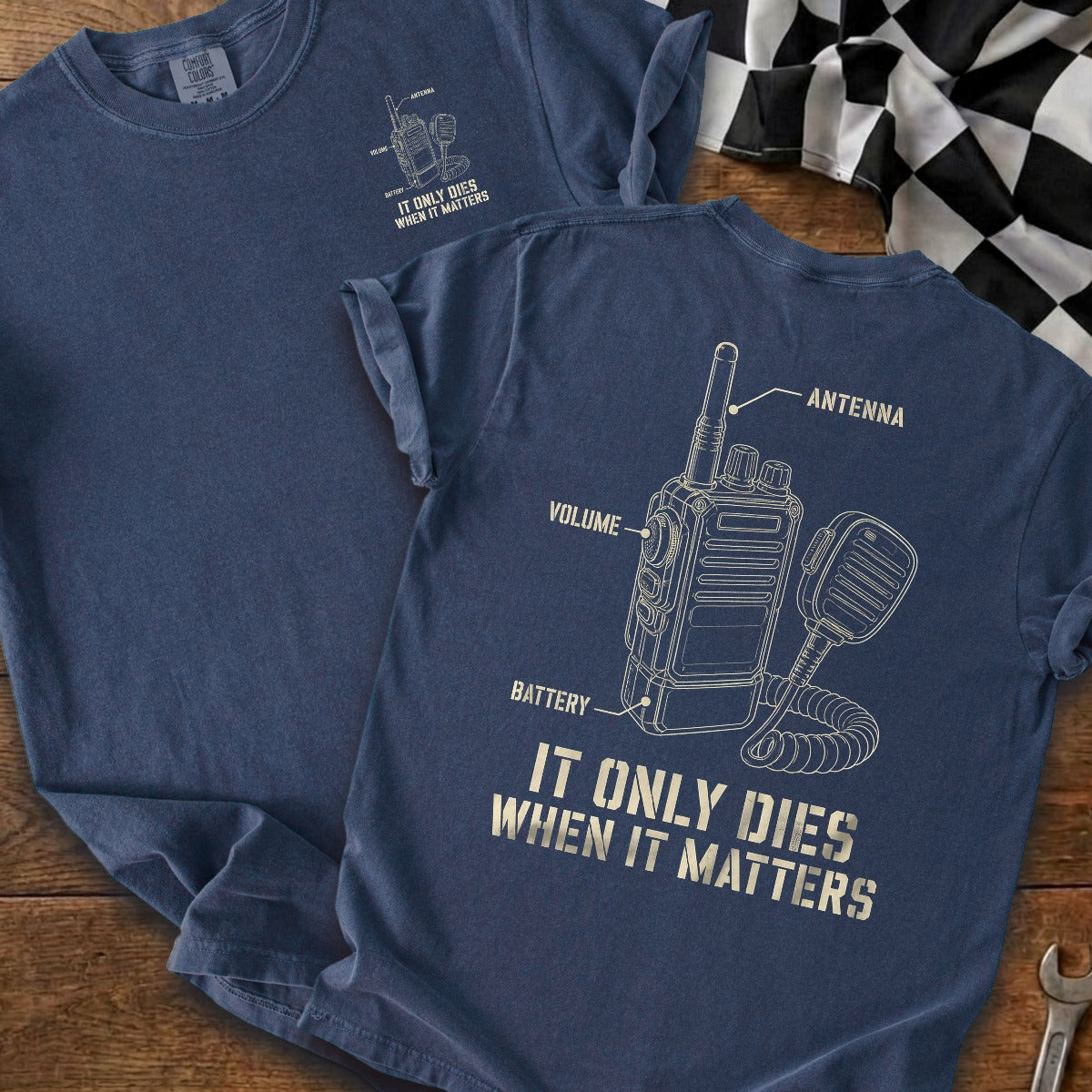 True Navy | Front & Back