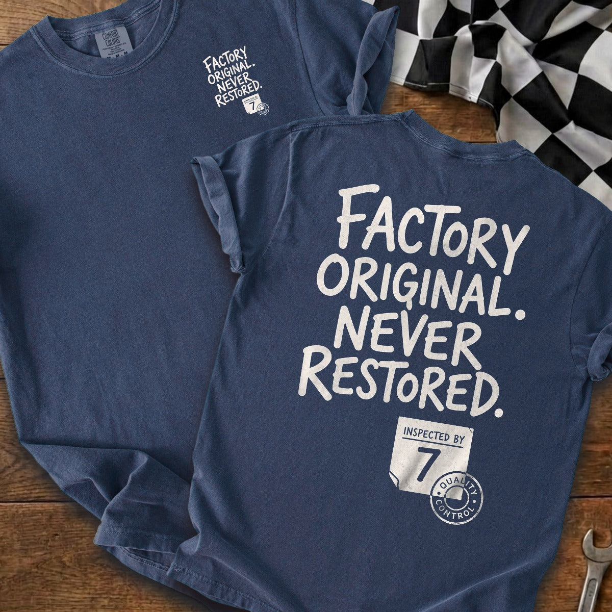True Navy | Front & Back