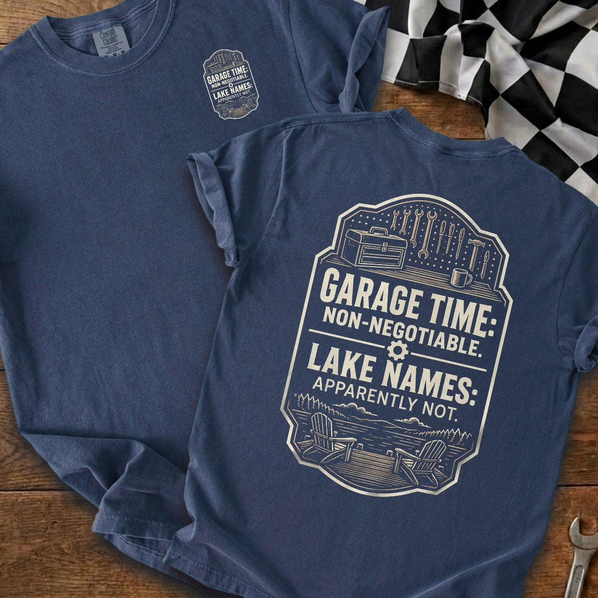 True Navy | Front & Back