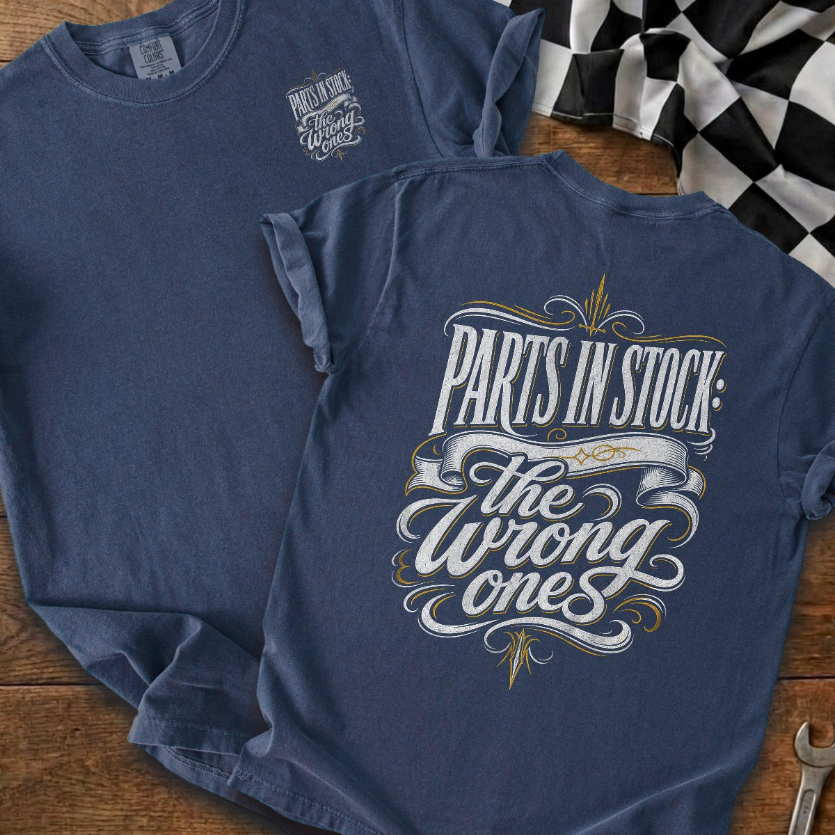 True Navy | Front & Back