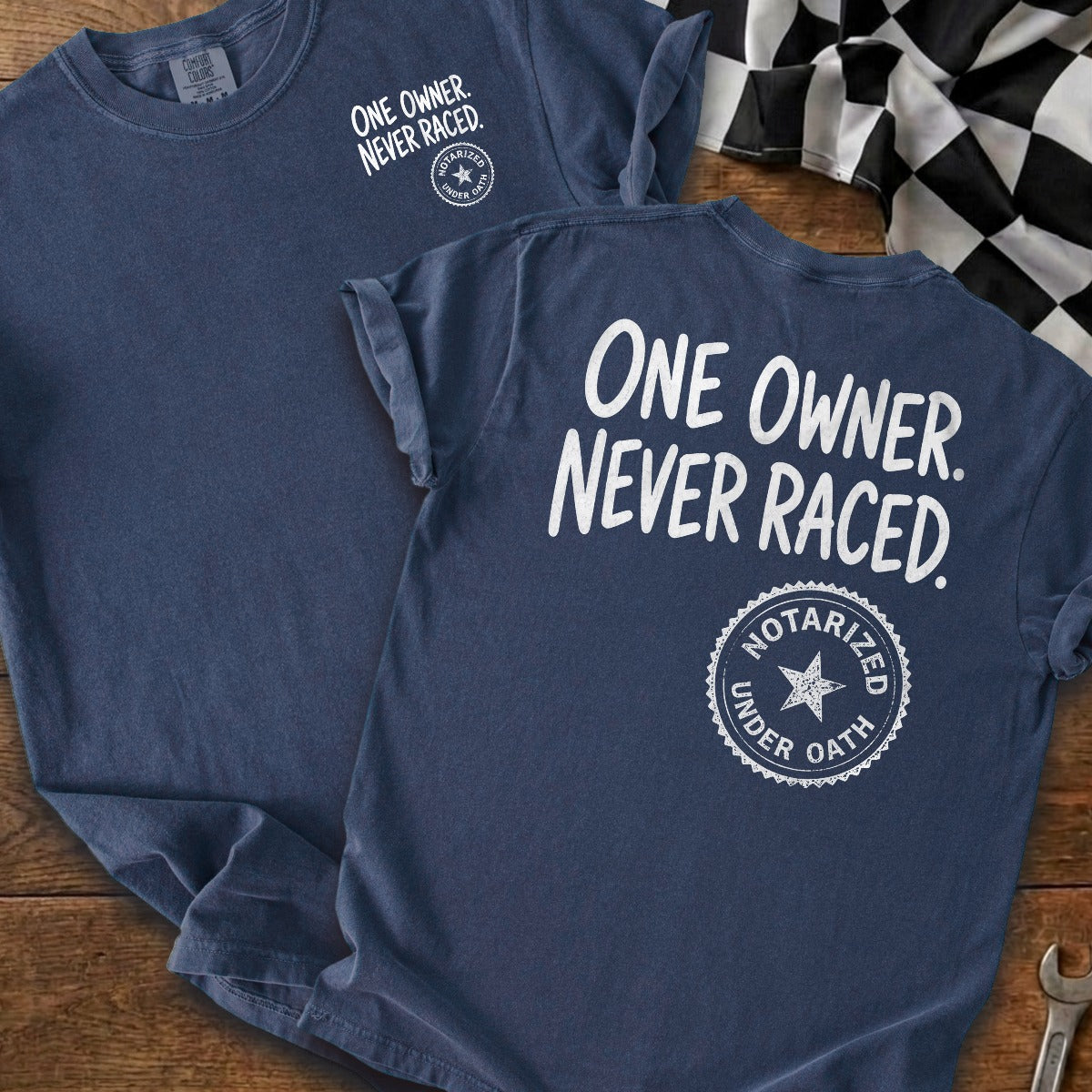 True Navy | Front & Back