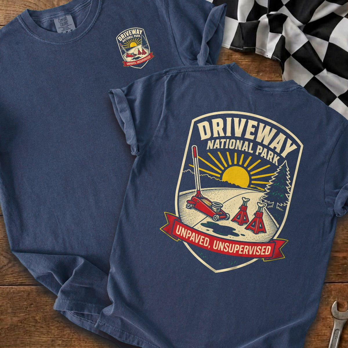 True Navy | Front & Back