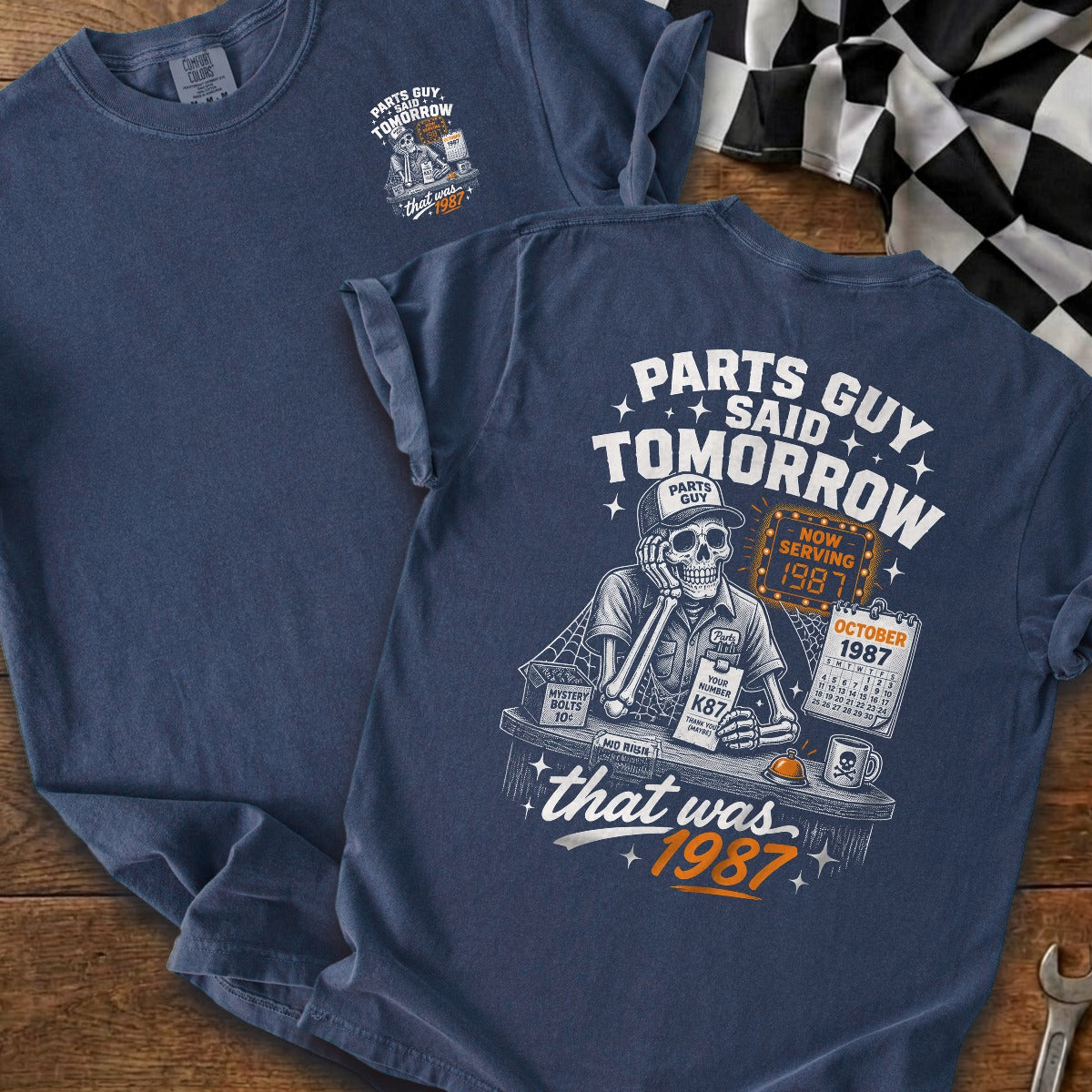 True Navy | Front & Back