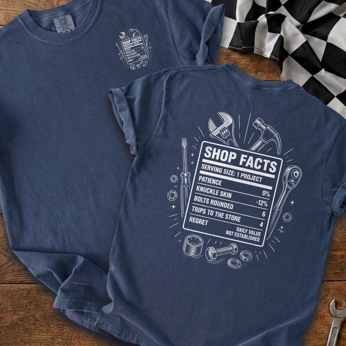 True Navy | Front & Back