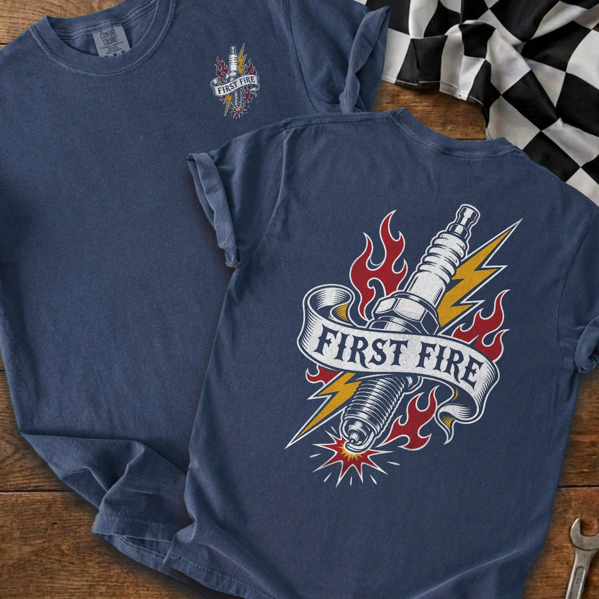 True Navy | Front & Back