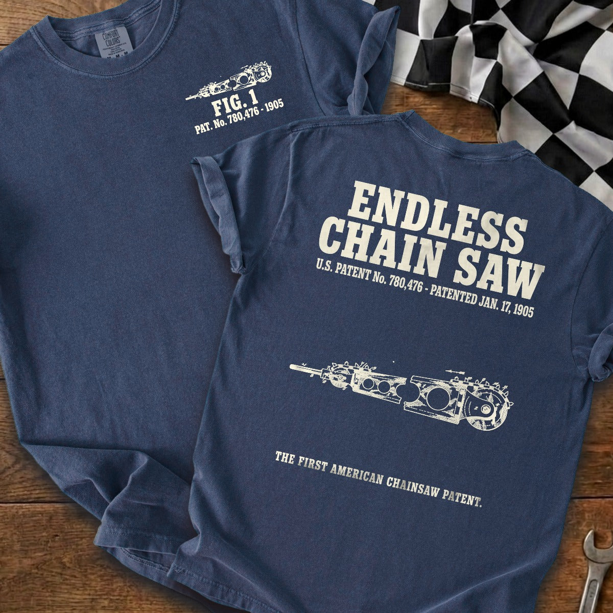 True Navy | Front & Back